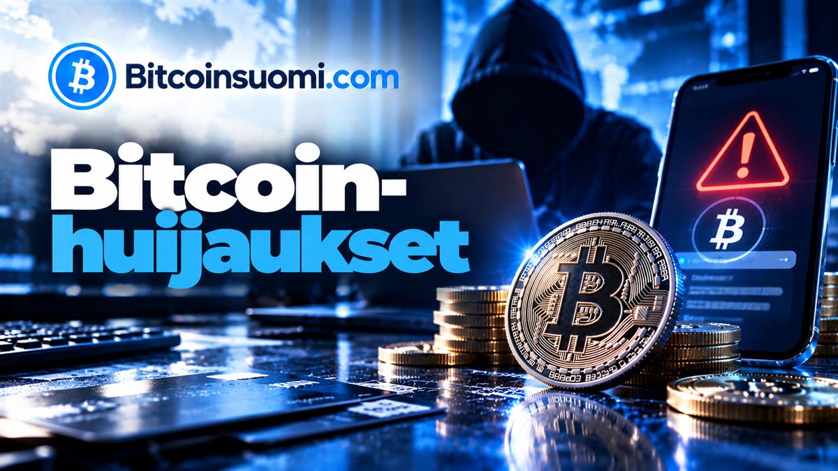 Yleisimmät Bitcoin-huijaukset Suomessa
