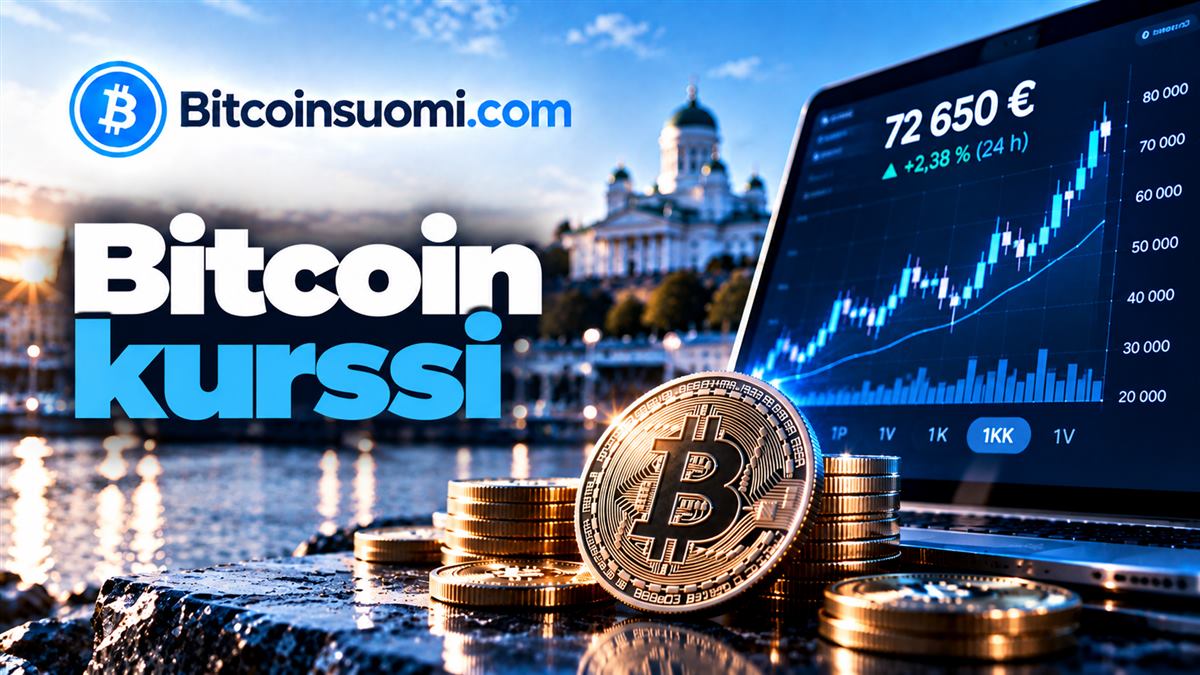 Bitcoin-kurssi reaaliajassa euroissa
