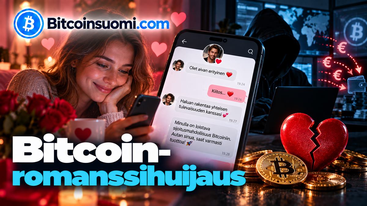 Bitcoin-romanssihuijaus – tunnista varoitusmerkit