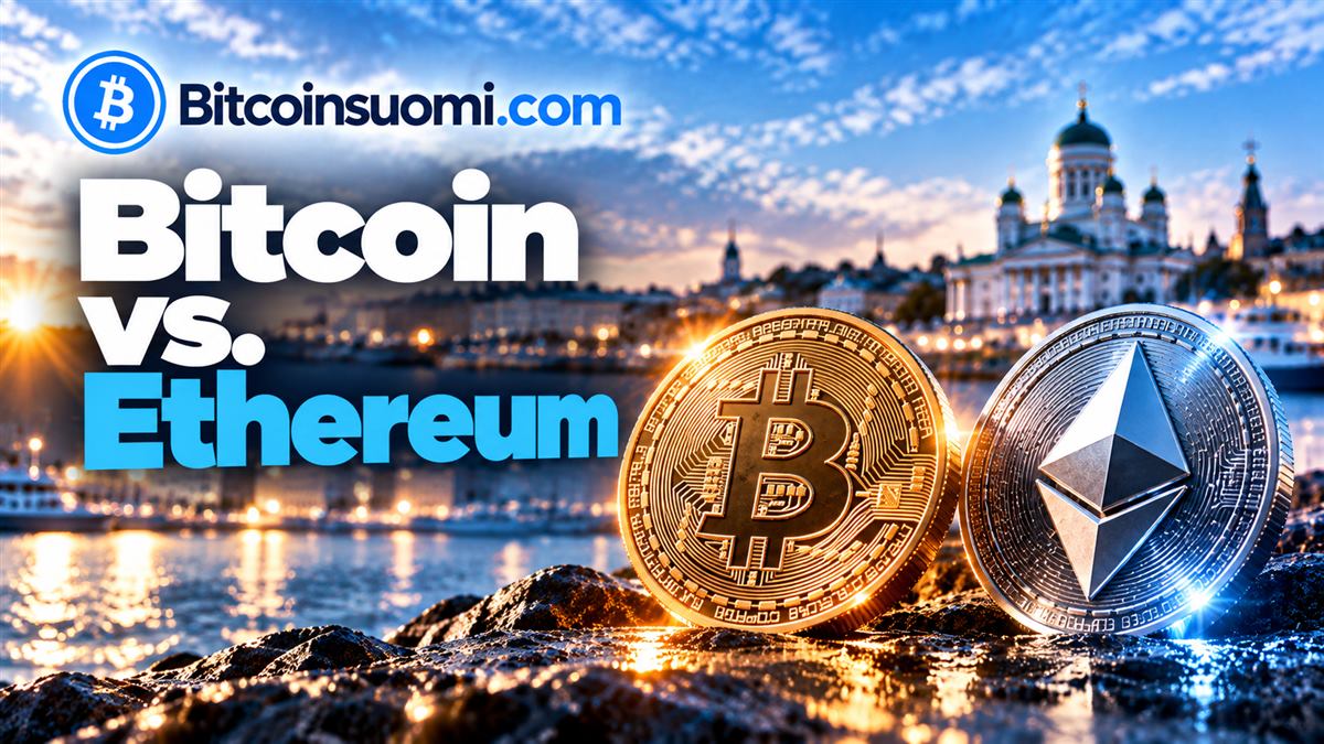 Bitcoin vs. Ethereum -vertailu