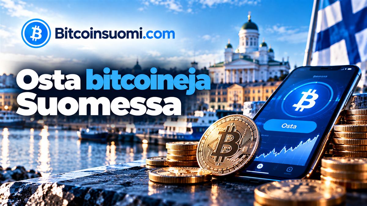 Osta bitcoineja Suomessa – askel askeleelta -opas